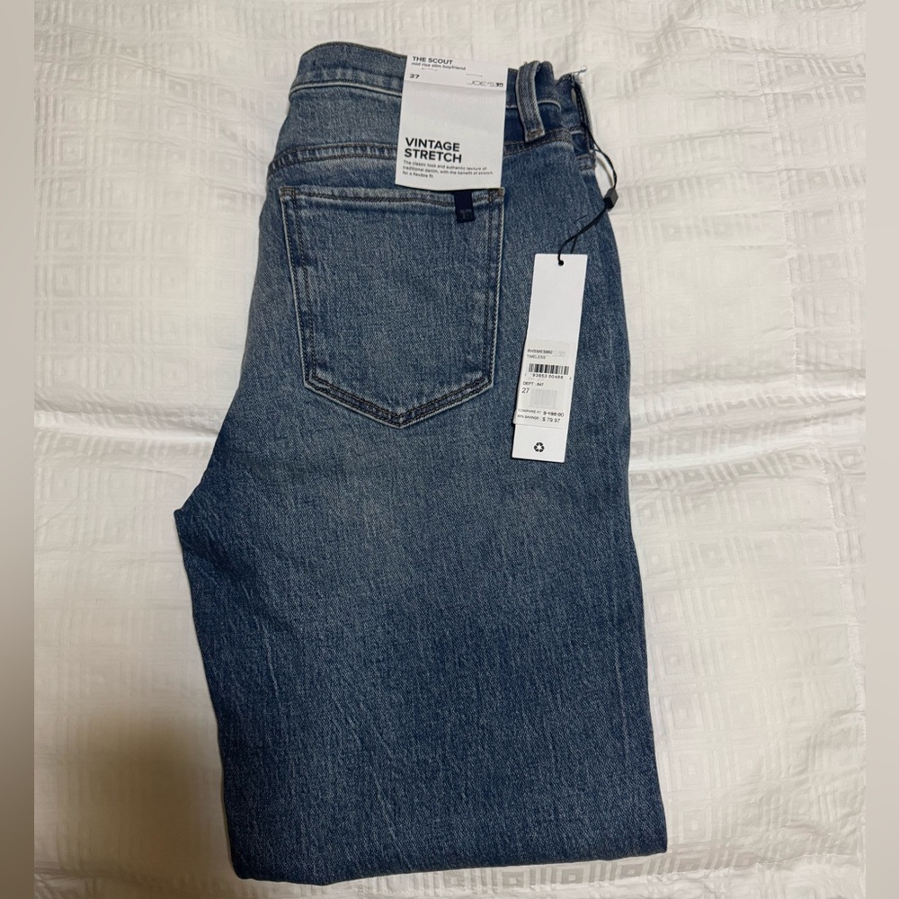 Joe Jeans Brand New Mid Rise Slim Boyfriend